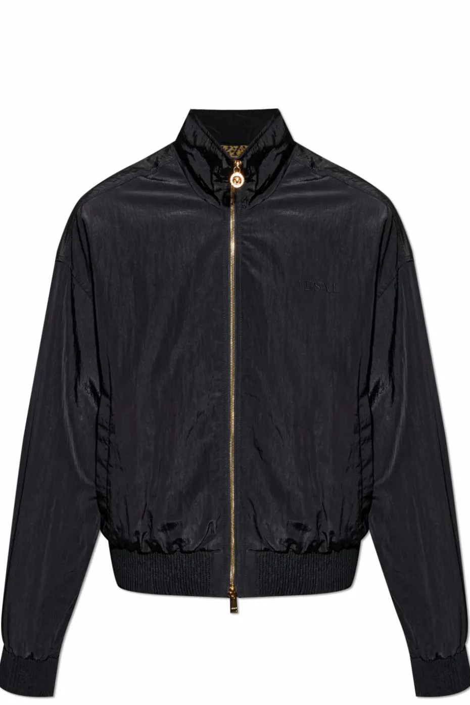Versace BLACK Lightweight jacket with a stand-up collar