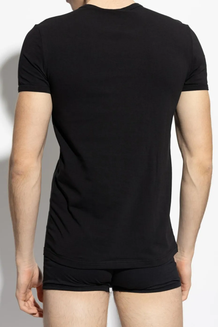 Versace BLACK Lingerie T-shirt with V-neck