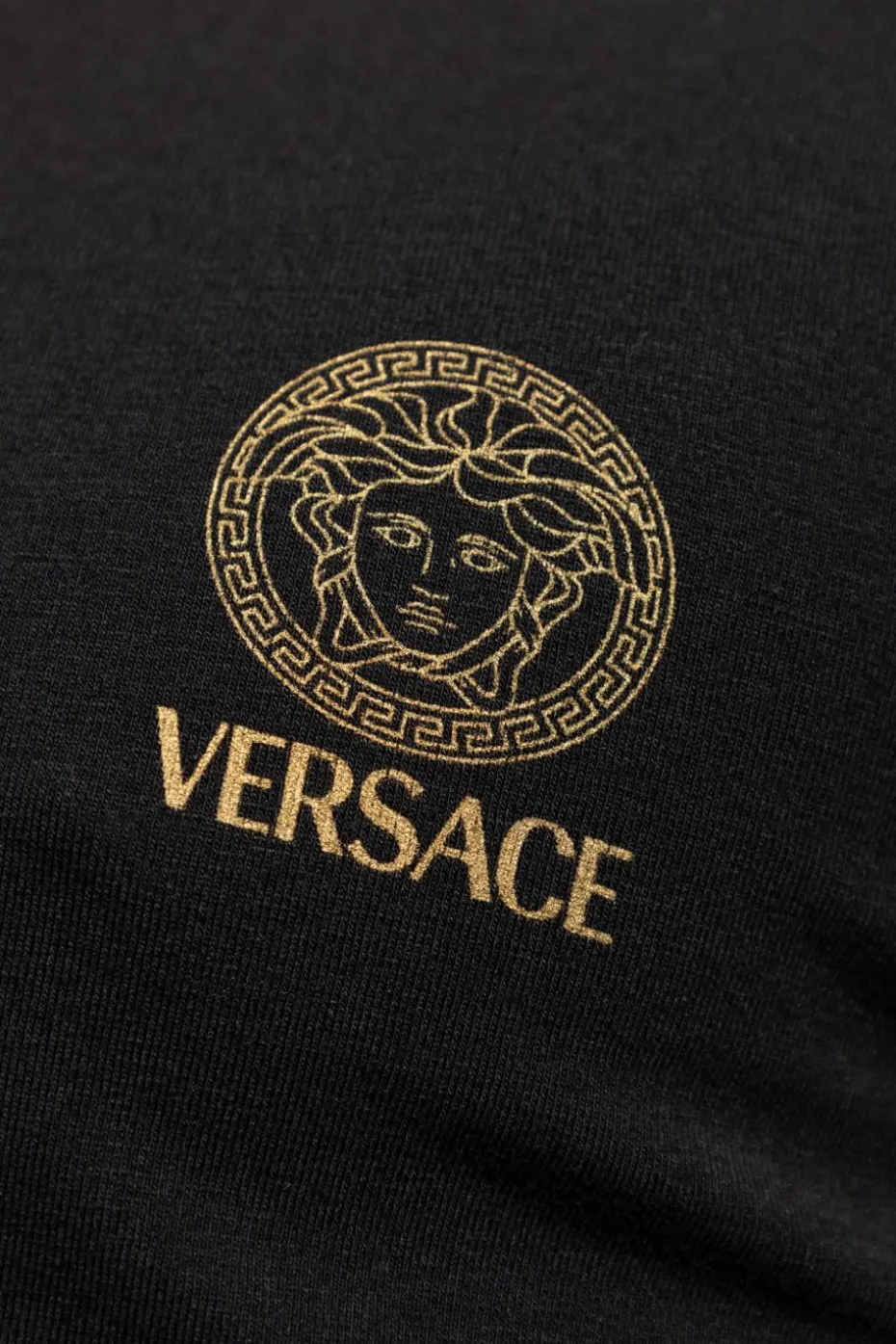 Versace BLACK Lingerie T-shirt with V-neck