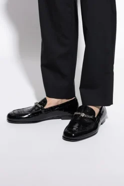 Versace BLACK Loafers shoes