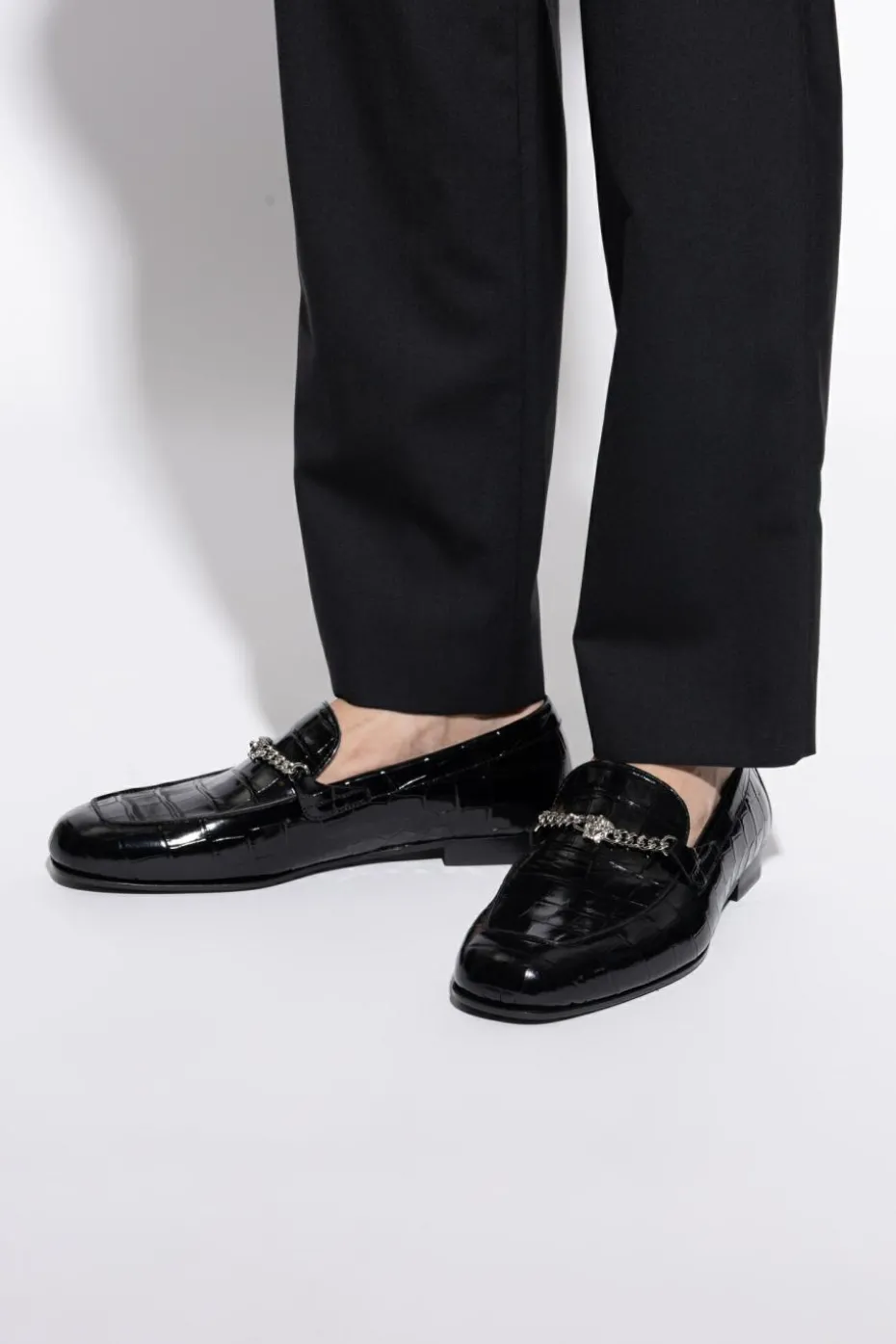 Versace BLACK Loafers shoes