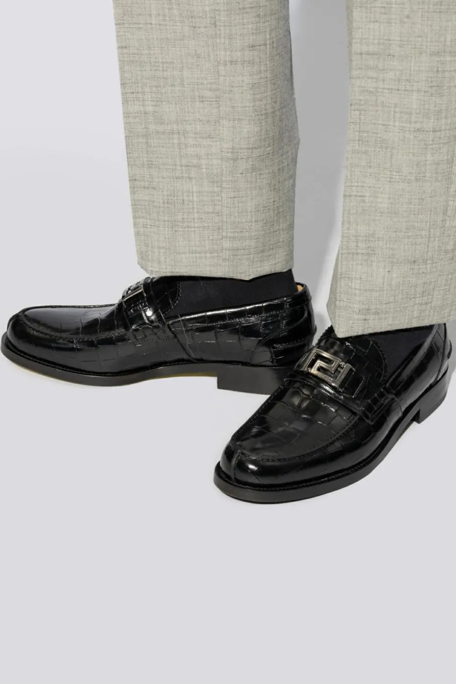 Versace BLACK Loafers shoes