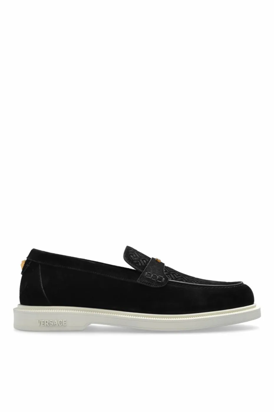 Versace BLACK Loafers type shoes
