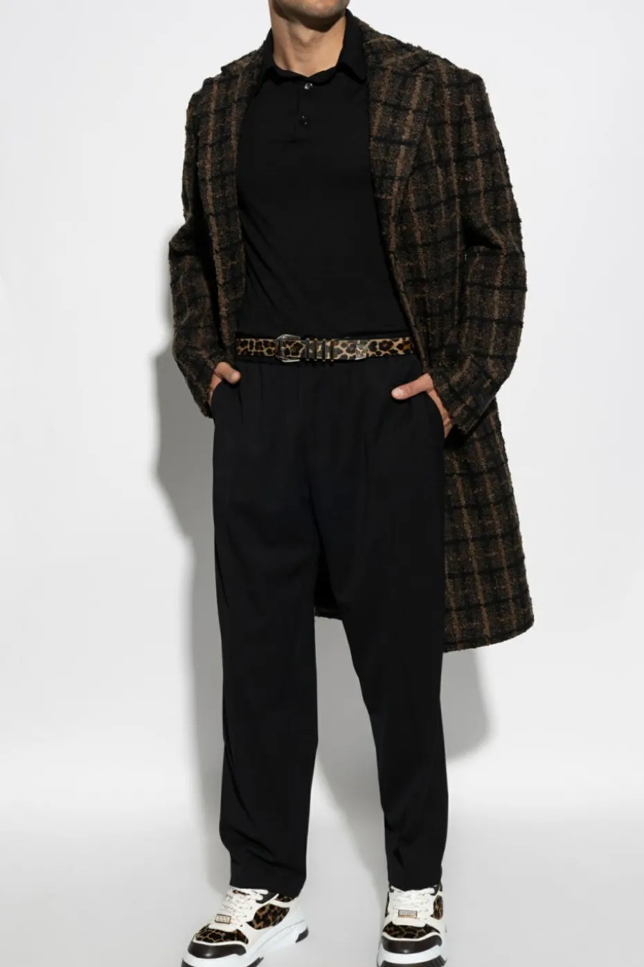 Versace BLACK Long-sleeve Polo