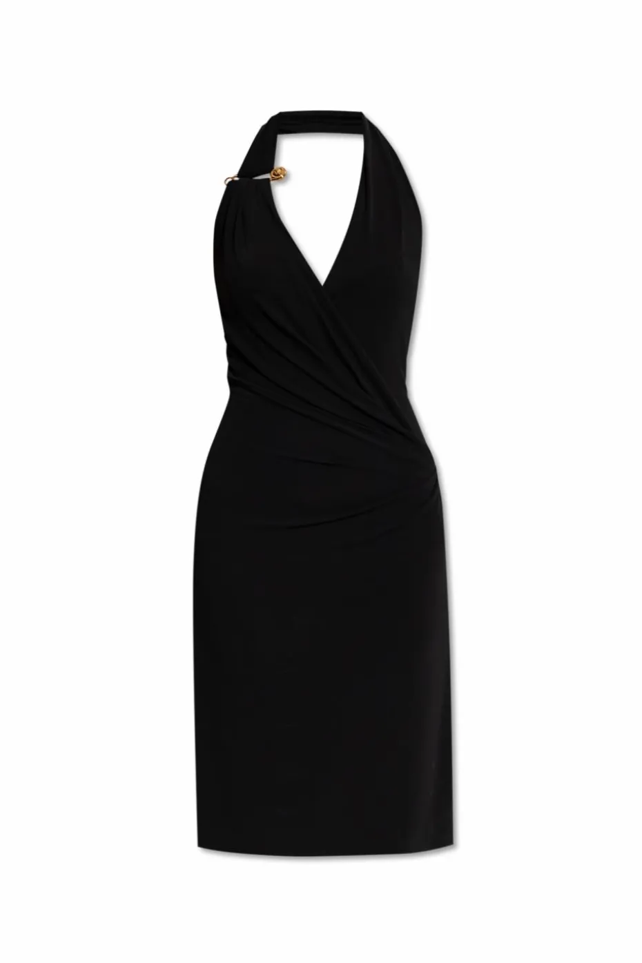 Versace BLACK Off-shoulder dress