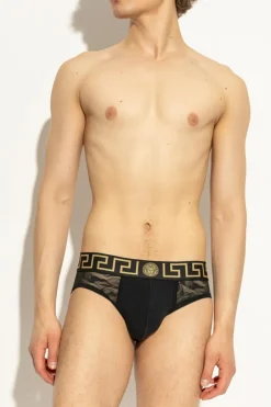 Versace BLACK Panties with lace back