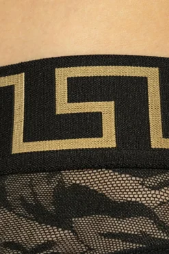 Versace BLACK Panties with lace back