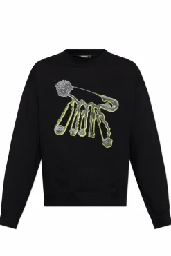Versace BLACK Printed Sweatshirt