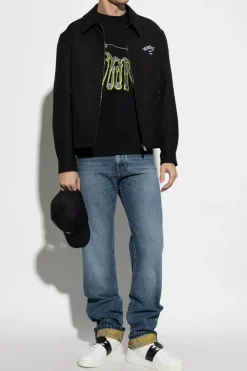 Versace BLACK Printed Sweatshirt