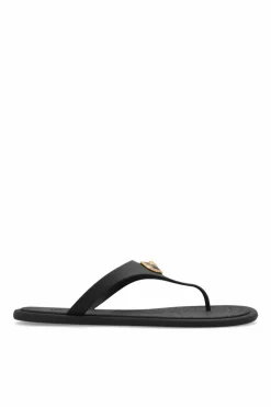 Versace BLACK Rubber Slides