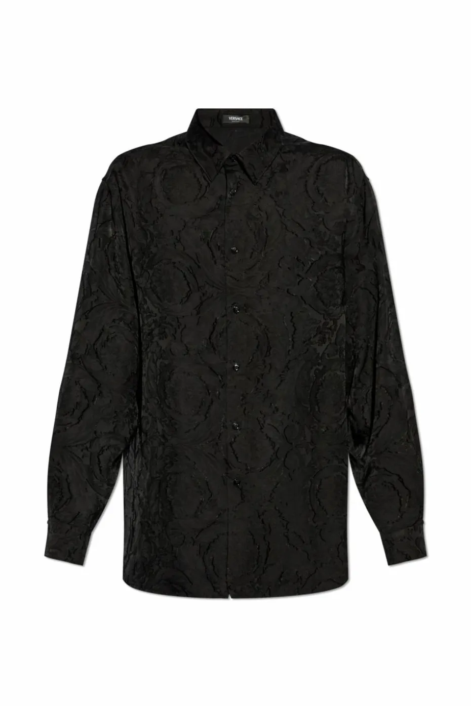 Versace BLACK Shirt with `barocco` motif