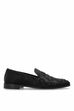Versace BLACK Shoes with Barocco pattern