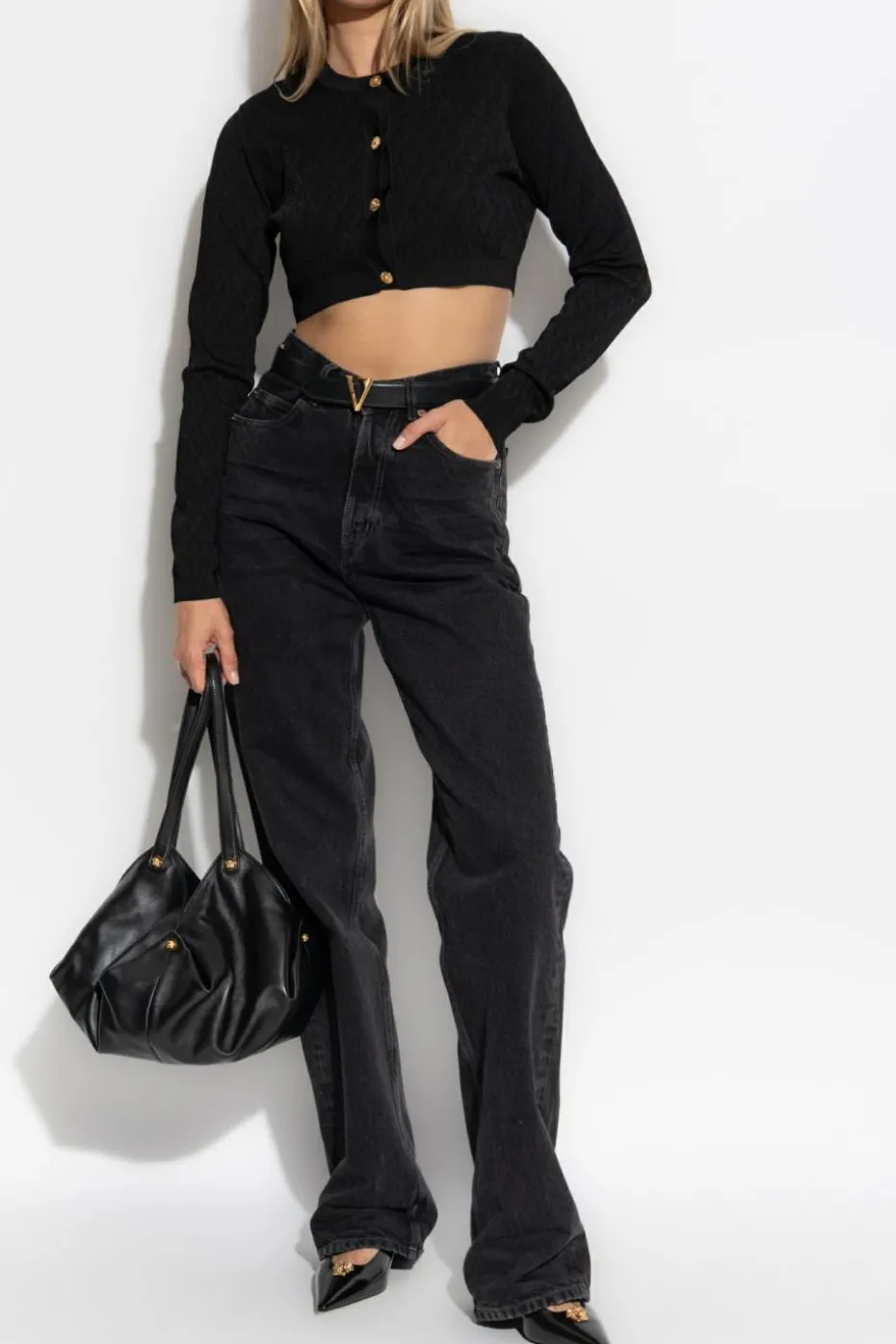 Versace BLACK Short cardigan