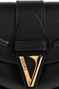 Versace BLACK Shoulder bag `Small`