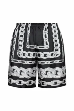 Versace BLACK Silk shorts