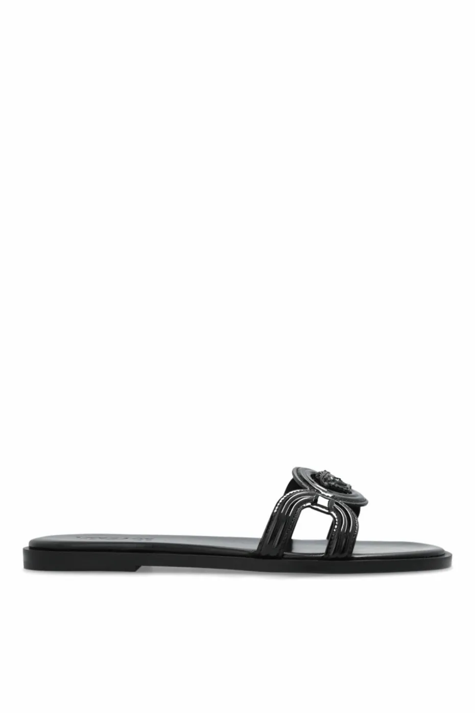 Versace BLACK Slides Medusa 95