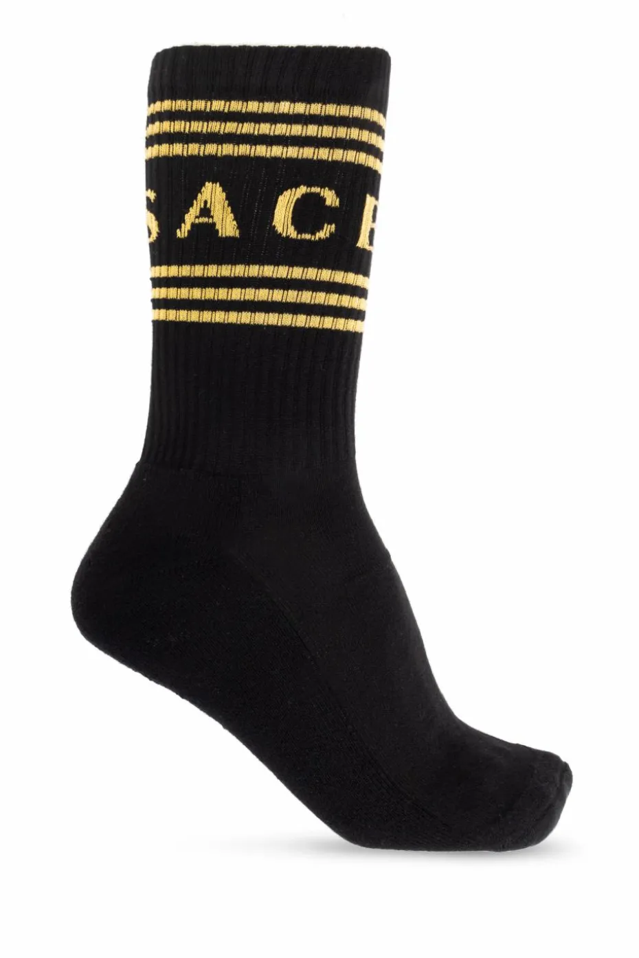 Versace BLACK Socks with logo