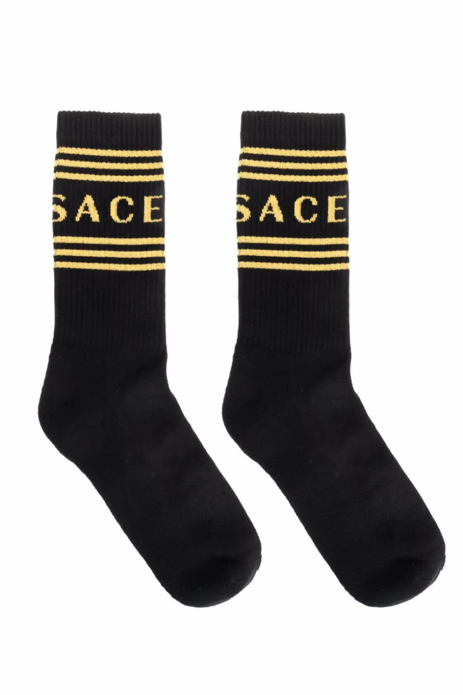 Versace BLACK Socks with logo