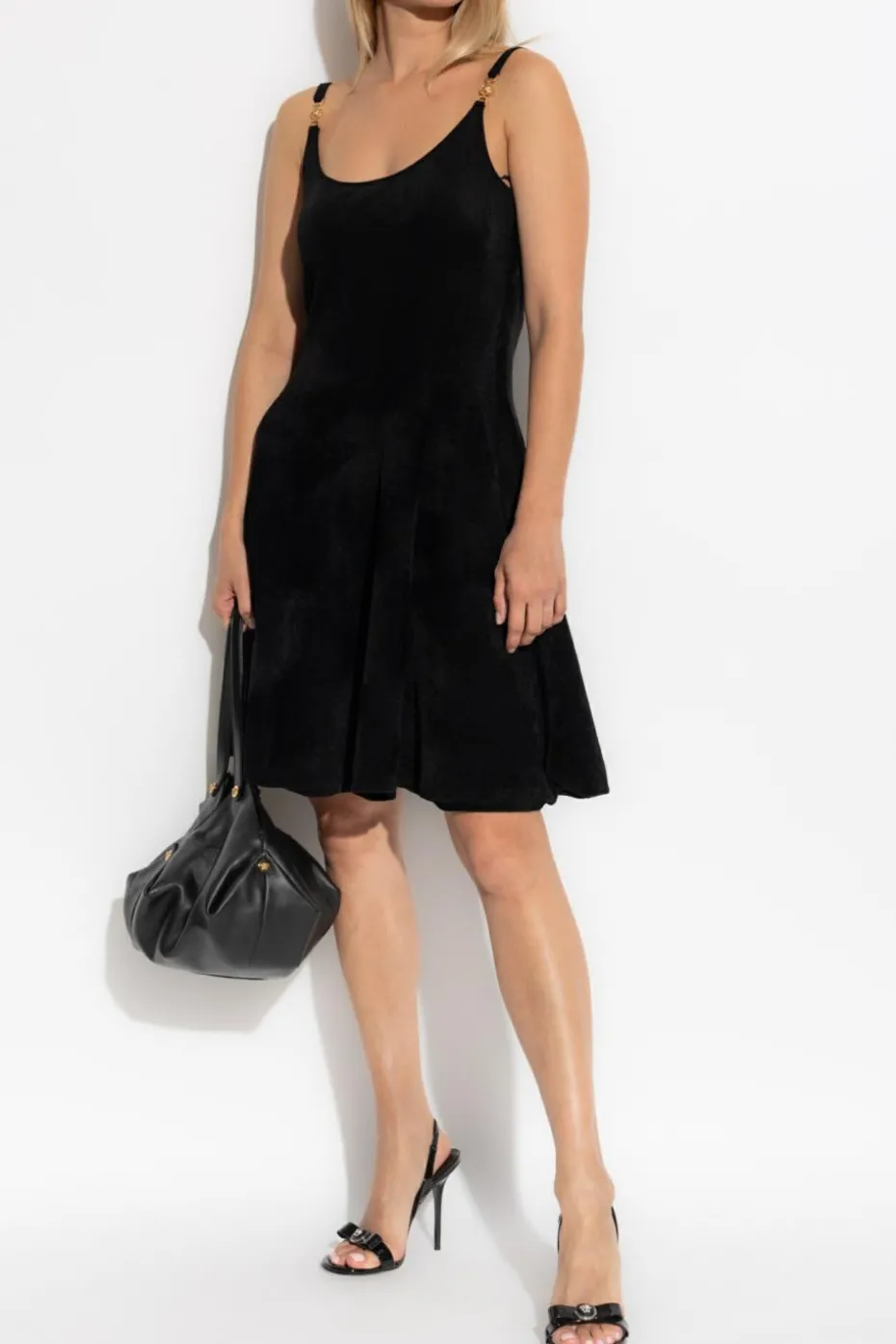 Versace BLACK Strap dress
