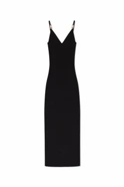 Versace BLACK Strappy dress with a fitted cut