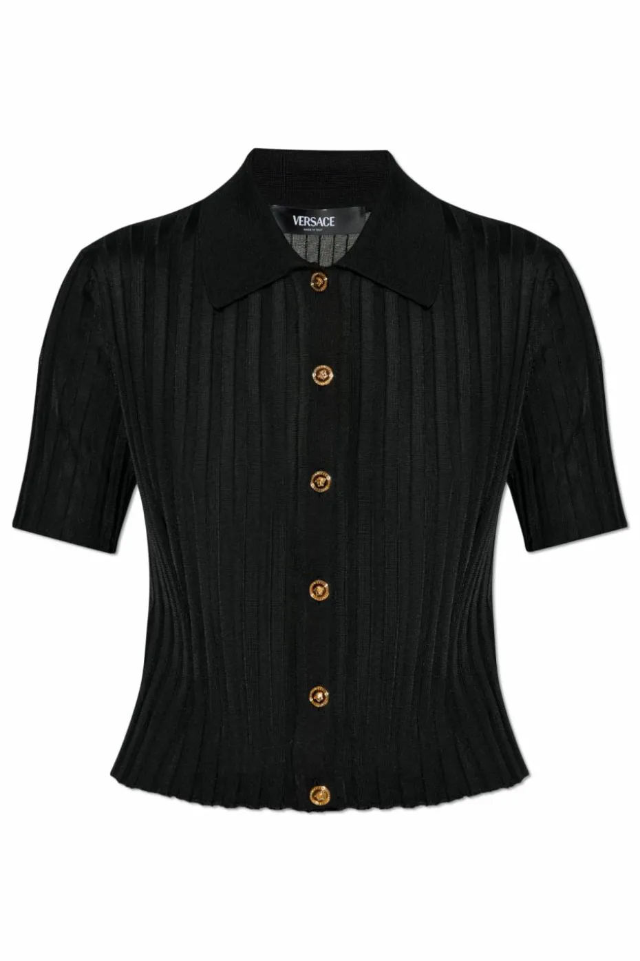 Versace BLACK Striped top