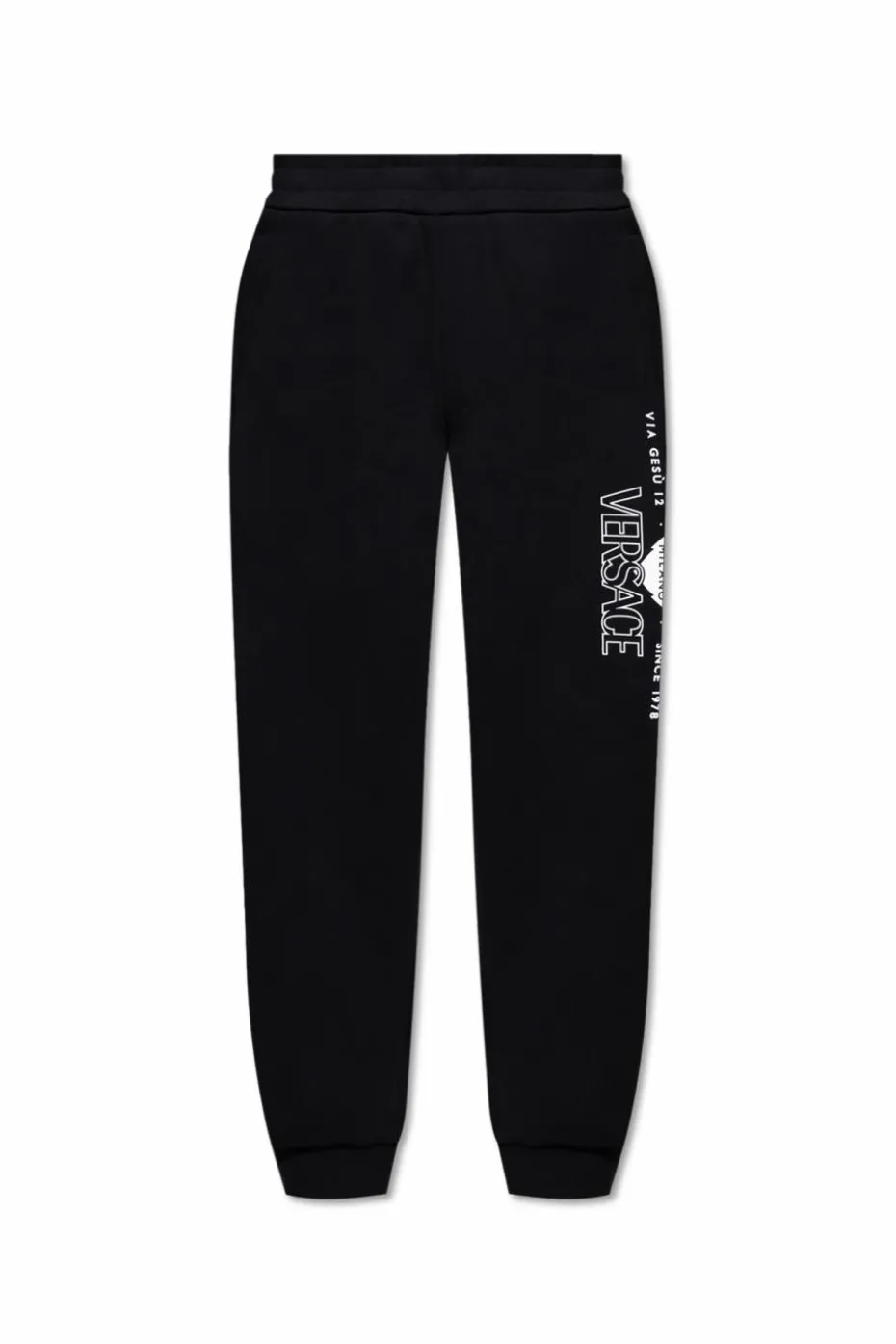 Versace BLACK Sweatpants with logo