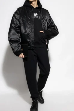Versace BLACK Sweatpants with logo