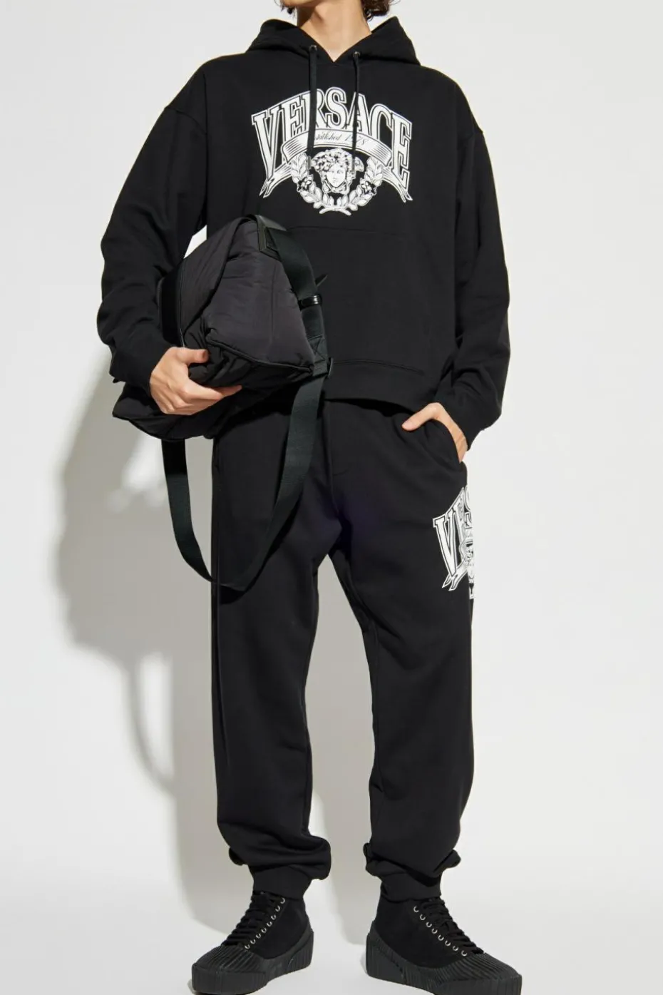Versace BLACK Sweatshirt with print