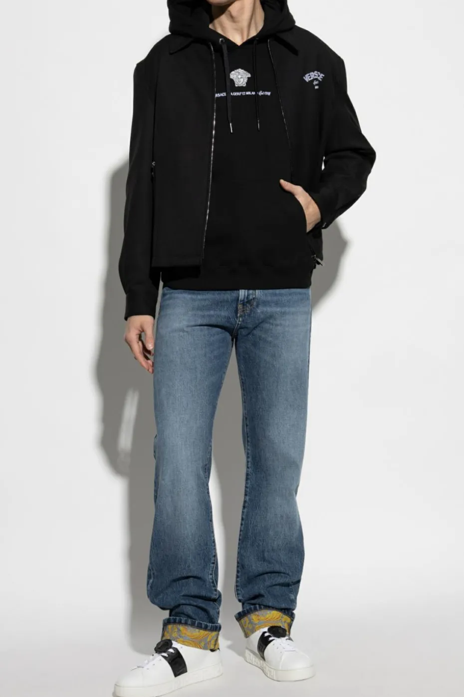 Versace BLACK Sweatshirt with logo