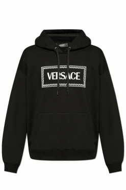 Versace BLACK Sweatshirt with logo