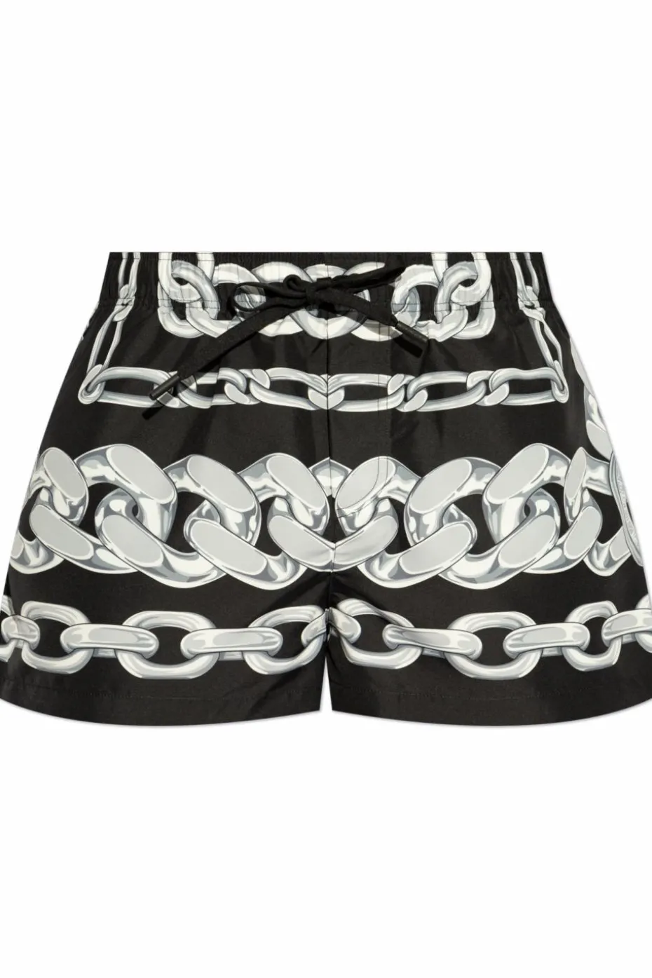 Versace BLACK Swim shorts with Medusa Chain print