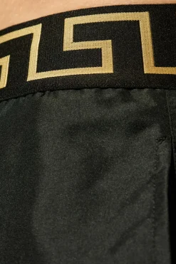 Versace BLACK Swim Shorts with Logo