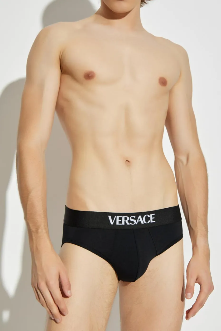 Versace BLACK Three-pack briefs with logo