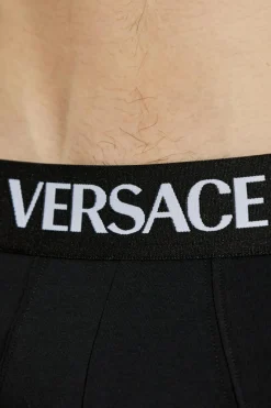 Versace BLACK Three-pack briefs with logo