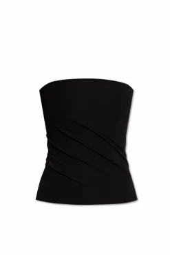 Versace BLACK Top with exposed shoulders