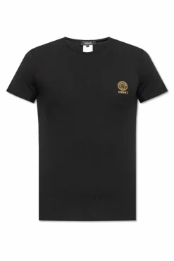Versace BLACK T-shirt from the `Underwear` collection