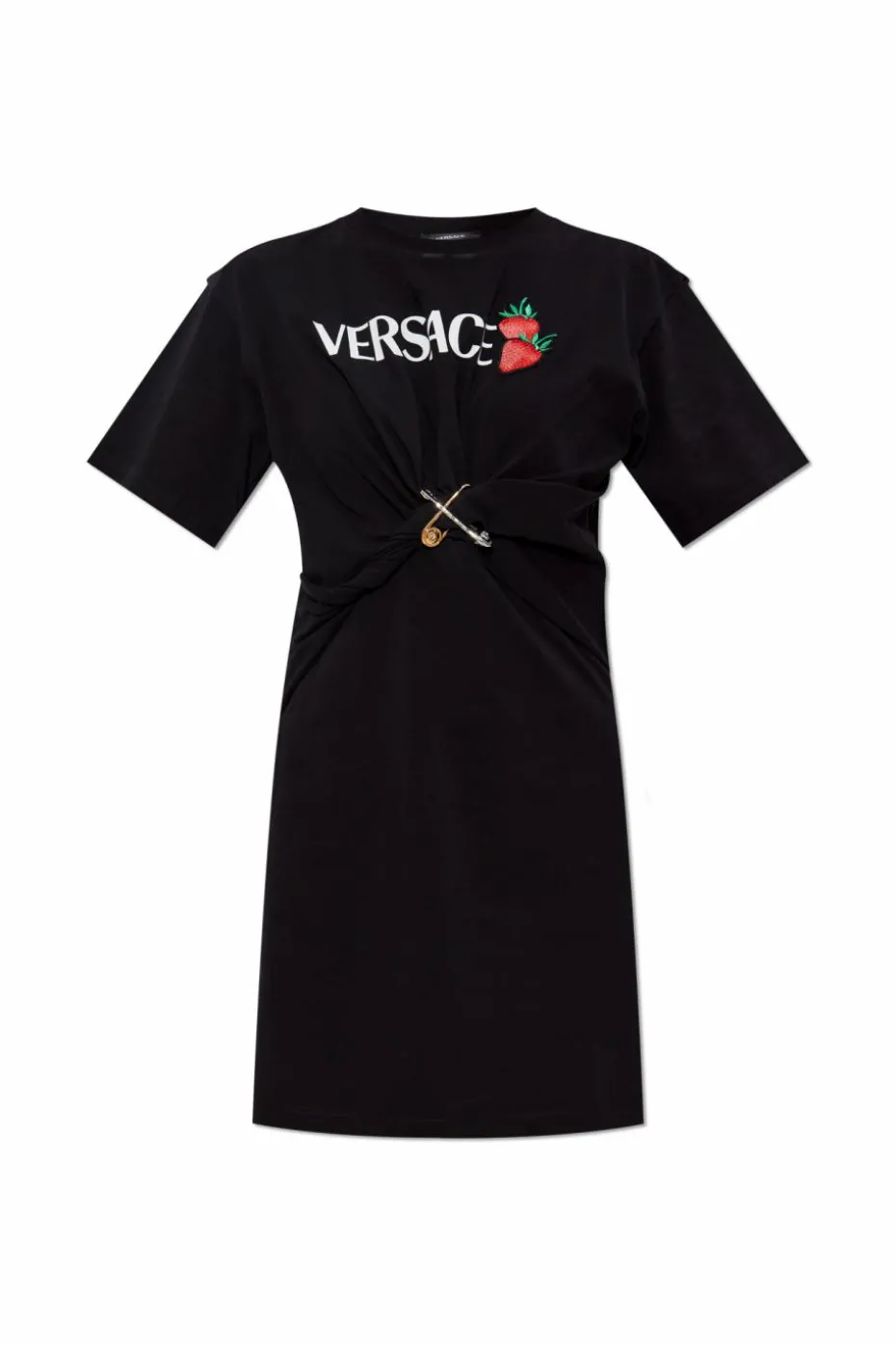 Versace BLACK T-shirt style dress