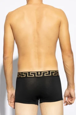 Versace BLACK Two-pack of boxers with logo