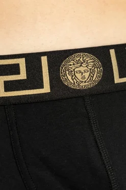 Versace BLACK Two-pack of boxers with logo