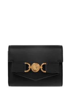 Versace BLACK Wallet with logo