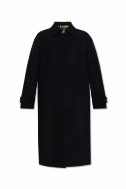Versace BLACK Wool coat