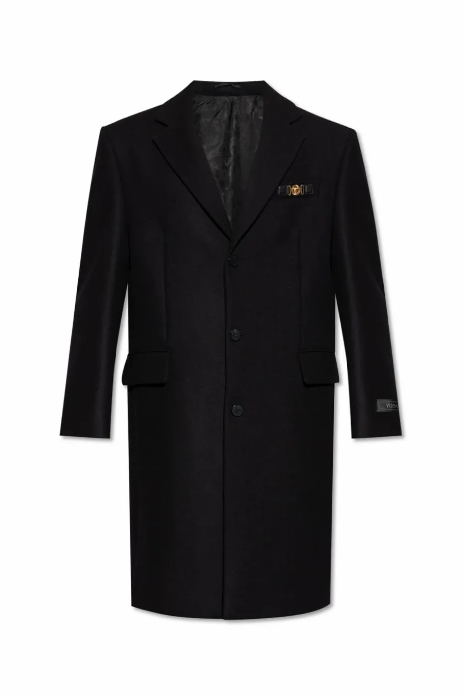 Versace BLACK Wool coat