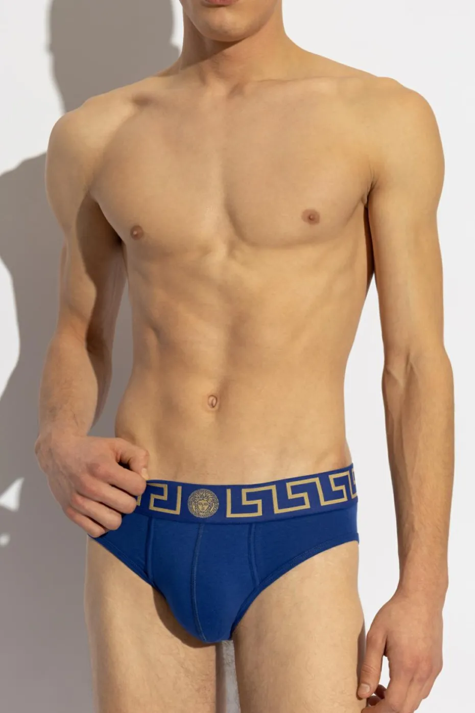 Versace BLUE Briefs with logo