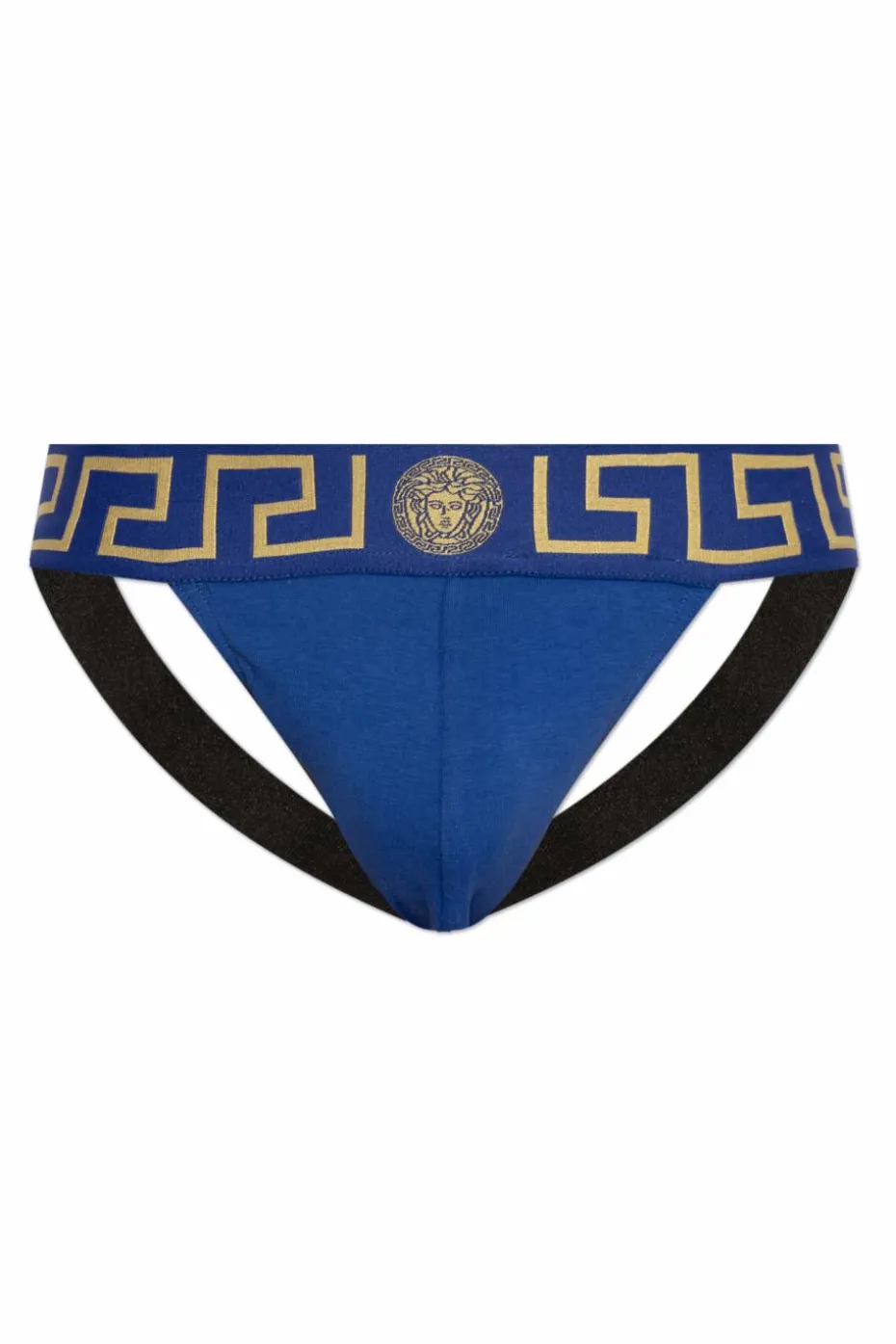 Versace BLUE Cotton 'jockstrap'