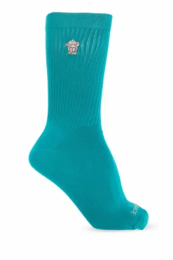 Versace BLUE Cotton socks