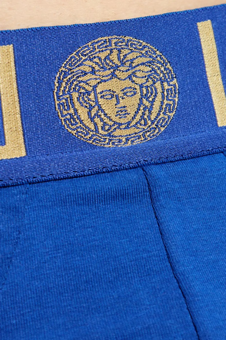 Versace BLUE Cotton Thongs