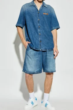 Versace BLUE Denim shorts