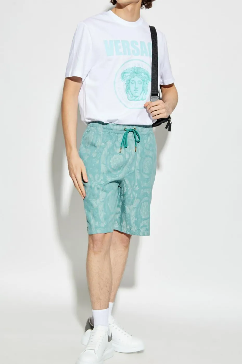 Versace BLUE Jacquard shorts