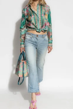 Versace BLUE Jeans with logo