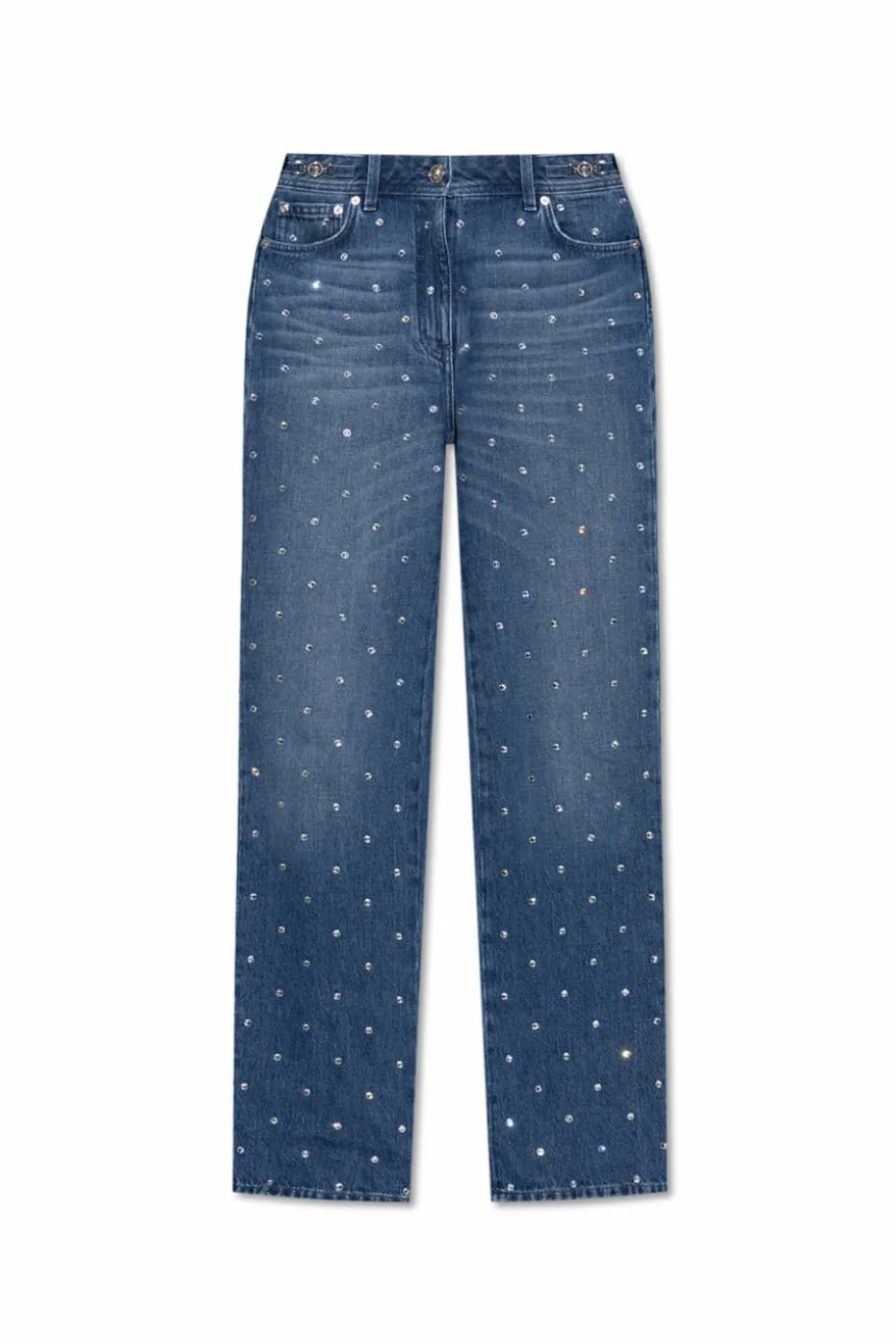 Versace BLUE Jeans with shimmering crystals